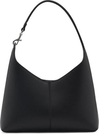 Mango Faux Leather Shopping Tote in Black at Nordstrom