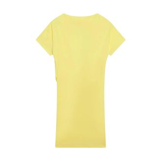 Jacquemus Asymmetrische gebreide midi-jurk - Dames - Jurken - Geel - Maat: L