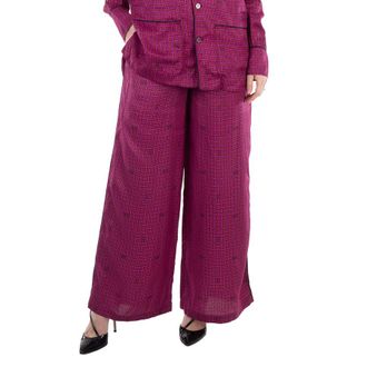 Kenzo Graphic-Print Elasticated Waist Pant, Brand Size 42 (US Size 10)