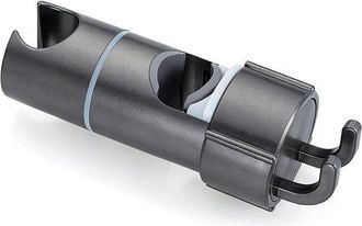 OEM Soporte Para Cabezal De Ducha De Mano - Universal - Ajustable - 20-25 Mm - Con 2 Ganchos - Plateado