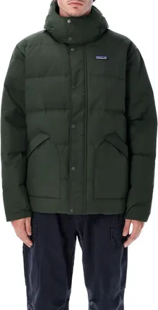 Patagonia Green Hooded Logo Jacket