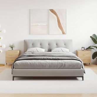 vidaXL Vidaxl - Mesita Noche 2 Uds Madera Ingenier&iacute;a Roble Sonoma 40x35x47,5 Cm
