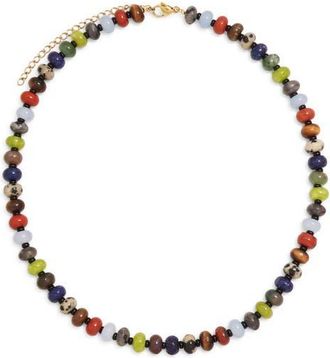 Petit Moments Palma Beaded Necklace in Natural Multi at Nordstrom