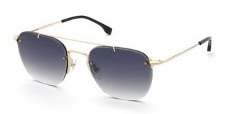 Lozza Sl2434 Gubbio 4 0300 Mens Sunglasses Gold Size 57