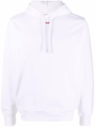 Diesel Hoodie met logoprint - Wit
