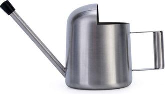 OEM Regadera De Acero Inoxidable Cepillado Grueso De 300 Ml (11 Oz) Con Boquilla Larga. Mini Regadera Para Bons&aacute;is, Flores Y Plantas En El Jard&iacute;n, El Hoga