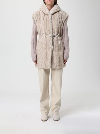 Liu Jo Gilet con cappuccio in pelliccia sintetica Liu Jo