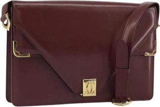 Cartier Pre-owned Cross Body Bags, female, Red, Size: ONE SIZE Pre-owned Vintage Cross Body Bag