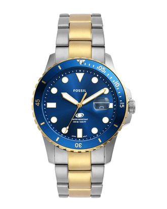 Fossil Mens Blue Dive Watch