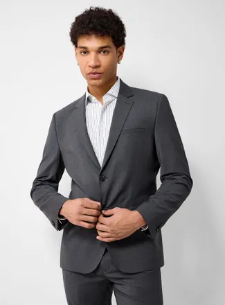 HUGO BOSS Mens Arti charcoal Blazer JacketExtra slim fit