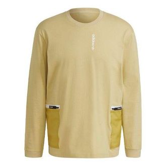 adidas originals G Outd Ls Tee Contrasting Colors Pocket Sports Long Sleeves H09364