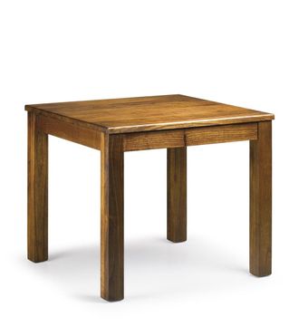 Moycor Mesa de comedor 4 personas de madera marr&oacute;n anch. 90 cm