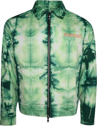 Nahmias Giacca con fantasia tie dye - Verde