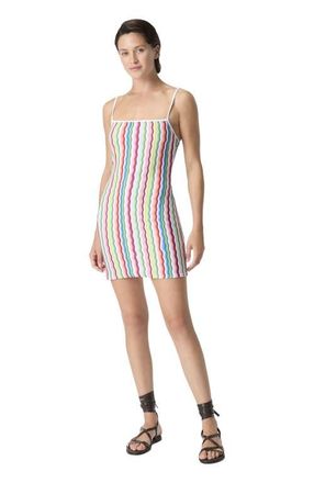Missoni Mini Cover-up Dress In Terry Cloth With Zigzag Print in Multicoloured at Nordstrom, Size 40 It