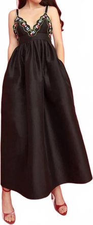 Celia B Selene Maxi Dress In Black