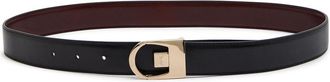 Saint Laurent Reversible Logo-engraved Leather Belt - Black - 90 (UK14/ L)