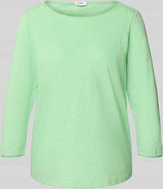 s.Oliver Red Label Regular Fit T-Shirt aus reiner Baumwolle in Hellgruen, Gr&ouml;&szlig;e 34