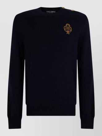 Dolce & Gabbana virgin wool crew neck jumper