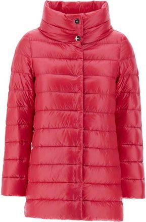 Herno Amelia Padded Coat - Dames - Gewatteerde jassen - Roze - 2XS - Katoen - Jassen