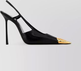 Saint Laurent leather slingback pumps