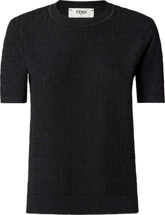 Fendi Ff Cotton And Viscose Sweater