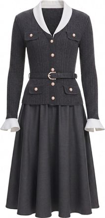 Self Portrait Knit Midi Dress