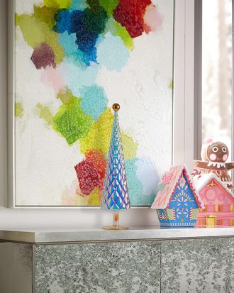 Glitterville Opalescence 22 Glass Tree, Medium