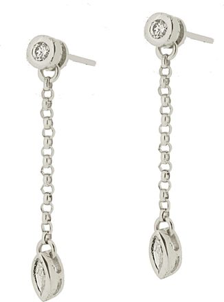 Orphelia Dames 925 Sterling Zilveren Oorbellen - Zilver ZO-5488