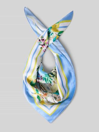 Milano Milano Italy Seidentuch im Allover-Look in Hellblau, Gr&ouml;&szlig;e 1