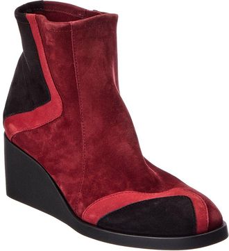 Arche Tilara Leather Wedge Bootie