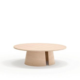 Teulat Mesa de centro natural claro