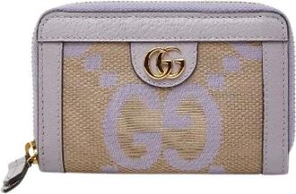 Gucci Pre-owned Wallets, female, Multicolor, Size: ONE SIZE Pre-owned Canvas Wallet