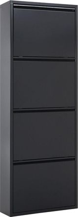 K Home Schuhschrank Odeo 4-t&uuml;rig - Anthrazit