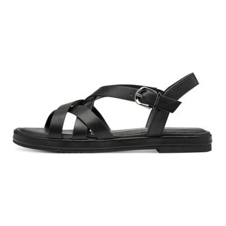 Tamaris Sandal - female - Tamaris - Flat Sandals - Black - 4 UK - Shoes