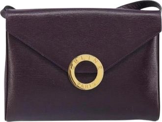 Celine Pre-owned Vintage Cross Body Bag - Dames - Vintage Schoudertas - Paars - ONE Size - Leer - Vintage