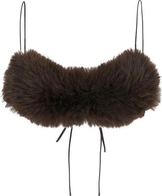 Andamane Anora Bralette - Dames - Tops zonder mouwen - Bruin - M - Tops