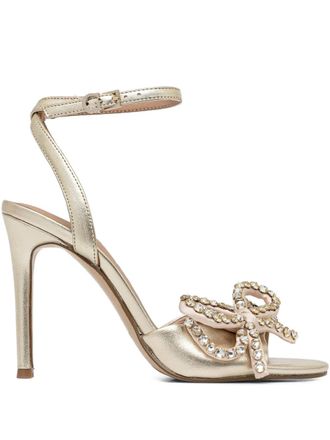 Guess Co bow embellished pumps - Gold