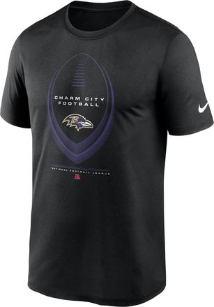 Nike Baltimore Ravens Legend Icon Nike Mens Dri-FIT NFL T-Shirt in Black | NKGK00A8G-NDB