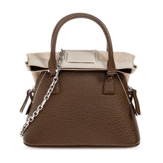 Maison Margiela Handbags, unisex, Brown, Size: ONE SIZE 5AC Classique Micro
