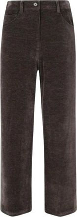 Low Classic LOW Classic - Stretch Corduroy Soft-Fit Pants - Dames - Broeken - Bruin - Maat: M Corduroy