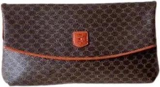 Celine Pre-owned Clutches, female, Brown, Size: ONE SIZE Pre-owned Pouch Bag