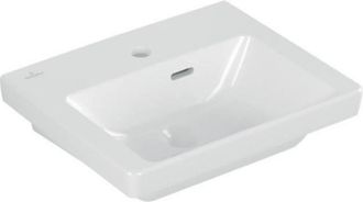 Villeroy & Boch Villeroy&boch - Lavabo Del Ba&ntilde;o V&b Subway 3.0 450x370 Mm Fregadero Con Desbordamiento Con Agujero Para Grifos Blancos