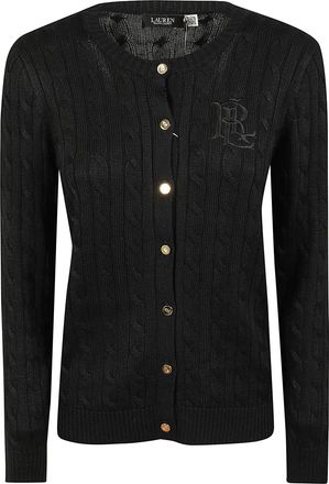 Ralph Lauren Cable-Knit Cotton-Viscose Cardigan