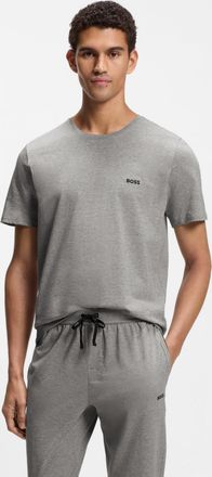 HUGO BOSS T-Shirt BOSS Mix&Match T-Shirt R, Herren, Gr. XXL (56), grau (medium_grau_033), Single Jersey, Obermaterial: 95% Baumwolle, 5% Elasthan, unifarben, Ba