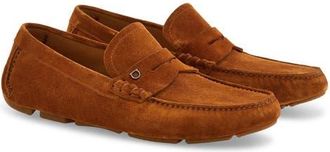 Ferragamo Timothy Driving Loafer in Naturale New Biscotto at Nordstrom, Size 10.5