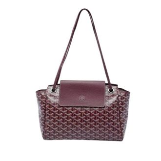 Goyard Pre-owned Rouette Souple Shoulder Bag - Dames - Pre-owned - Rood - Maat: ONE Size Leer