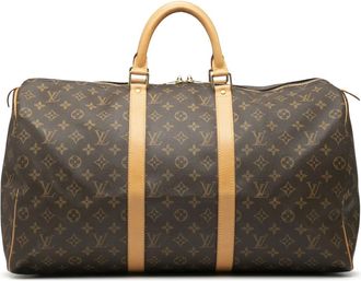 Louis Vuitton 2001 Monogram Keepall 50 travel bag - Marrone