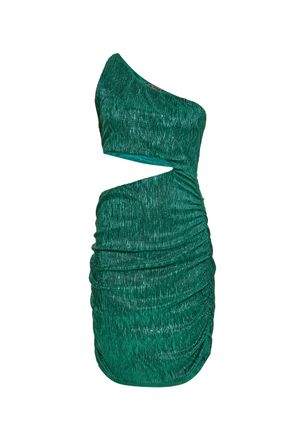 Faina Jurk Dames donkergroen