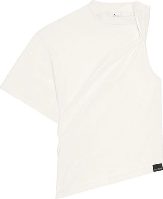 Courrèges Twist Asymmetrical T Shirt