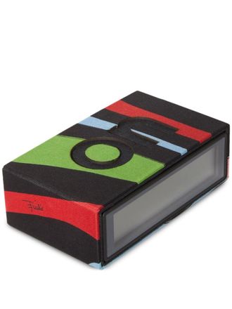 Pucci marmo-print alarm clock - unisex - Silk/Plastic - One Size - Black